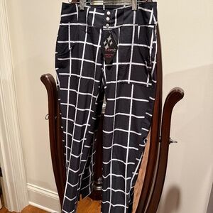 JoFit Women's Belted Cropped Golf Pant